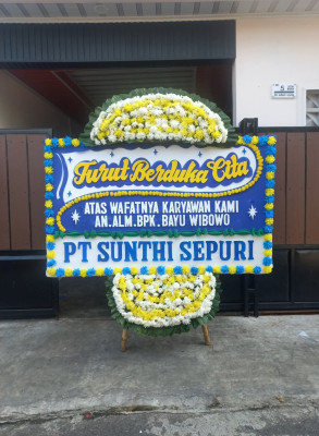 Papan Bunga Duka di Mranggen